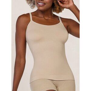 Curveez Womens Incredible Shaping Cami Sz Medium Nude CUR3501 Shapewear Camisole